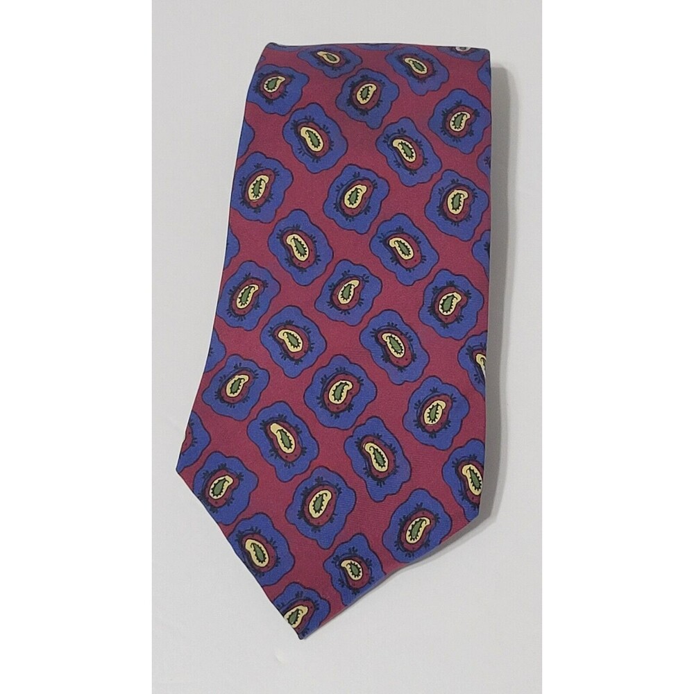 Polo Ralph Lauren Mens Tie Designer Made In USA By Hand 100% Silk 58.75" Long